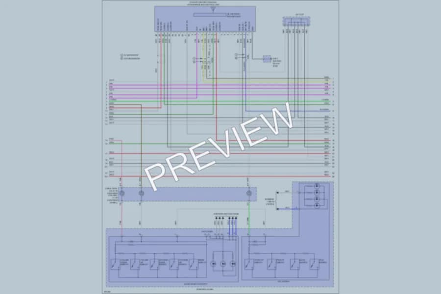 2013 Honda Pilot Radio wiring diagram preview