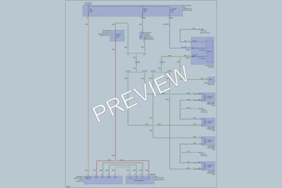 2013 Hyundai Accent Exterior Lights wiring diagram preview