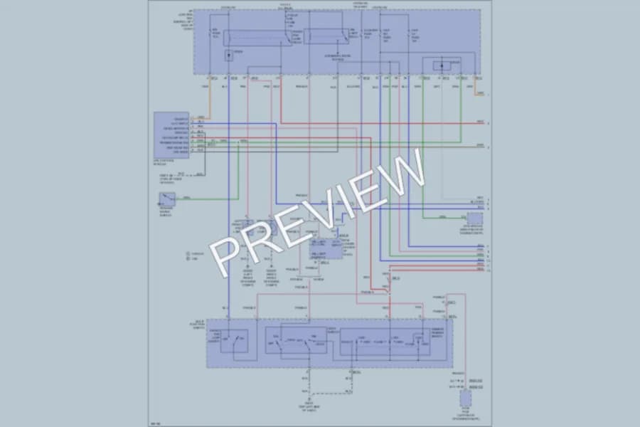 2013 Hyundai Accent Headlights wiring diagram preview