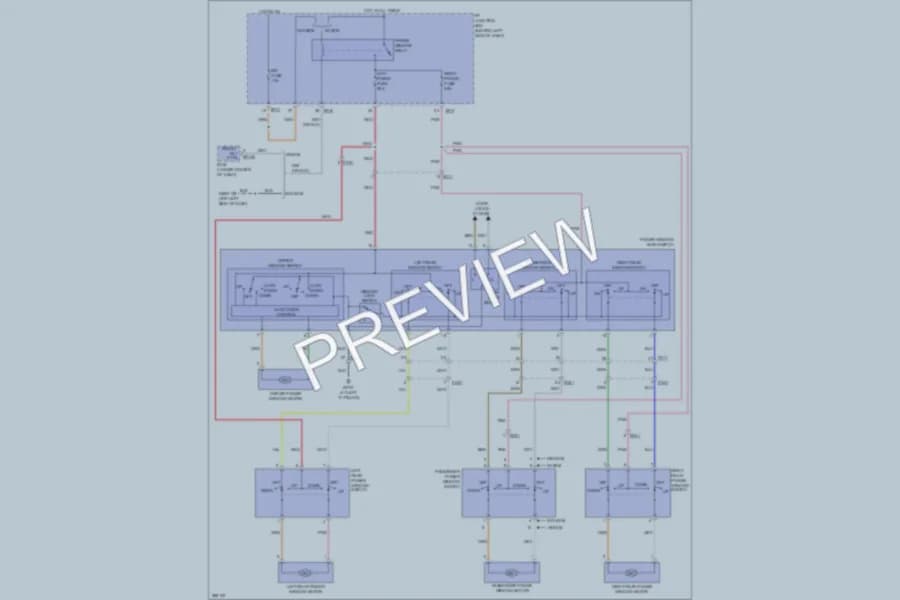 2013 Hyundai Accent Power Windows wiring diagram preview