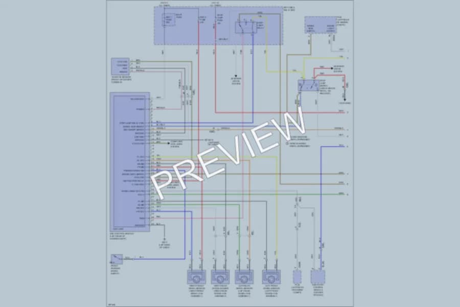 2013 Hyundai Azera Anti Lock Brakes wiring diagram preview