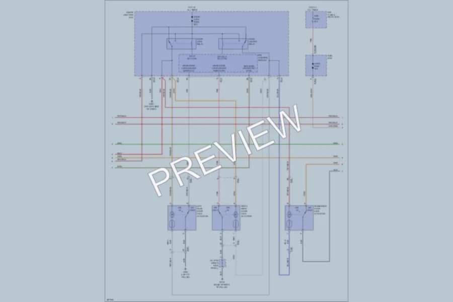 2013 Hyundai Azera Anti Theft wiring diagram preview
