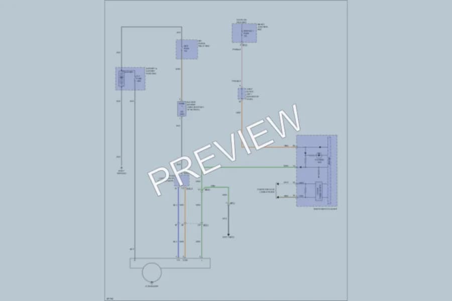 2013 Hyundai Azera Starting Charging wiring diagram preview