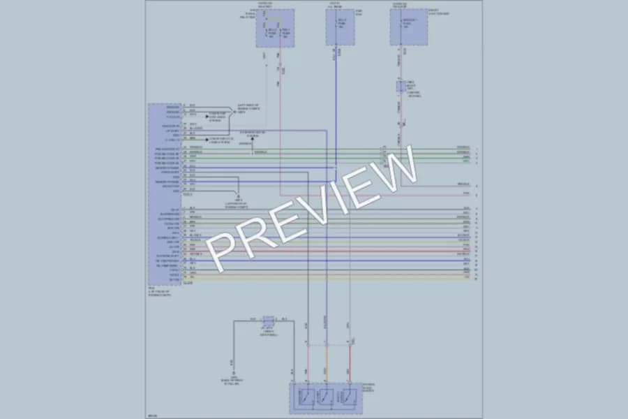 2013 Hyundai Azera Transmission wiring diagram preview