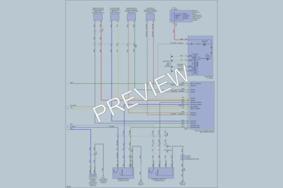 2013 Hyundai Elantra Anti Theft wiring diagram preview