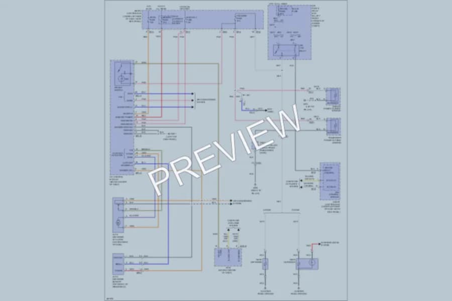 2013 Hyundai Elantra Defoggers wiring diagram preview