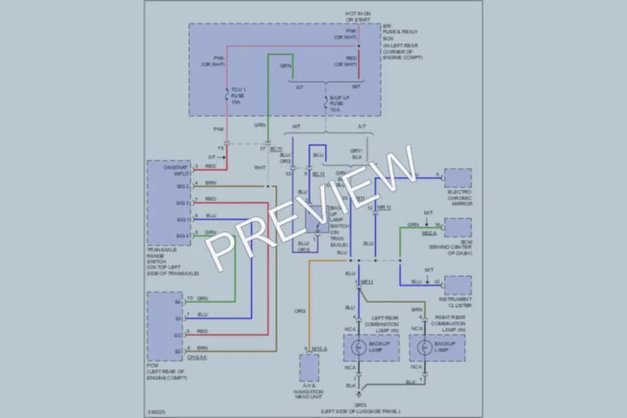 2013 Hyundai Elantra Exterior Lights wiring diagram preview
