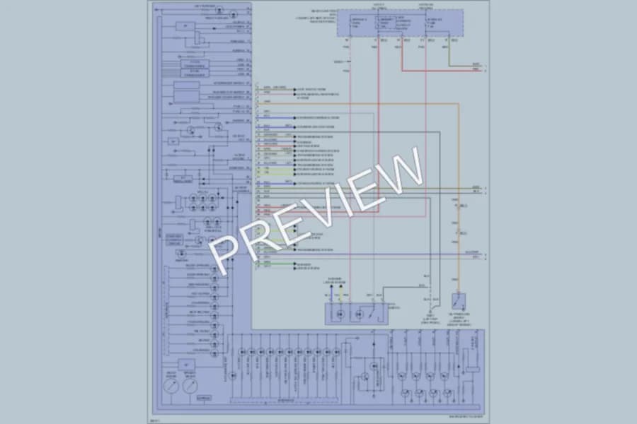2013 Hyundai Elantra Instrument Cluster wiring diagram preview