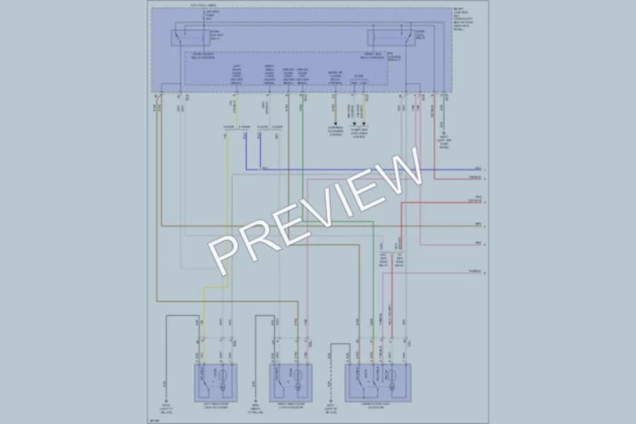 2013 Hyundai Elantra Power Door Locks wiring diagram preview