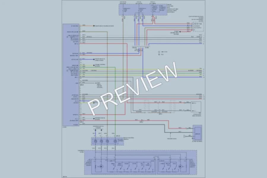 2013 Hyundai Elantra Radio wiring diagram preview