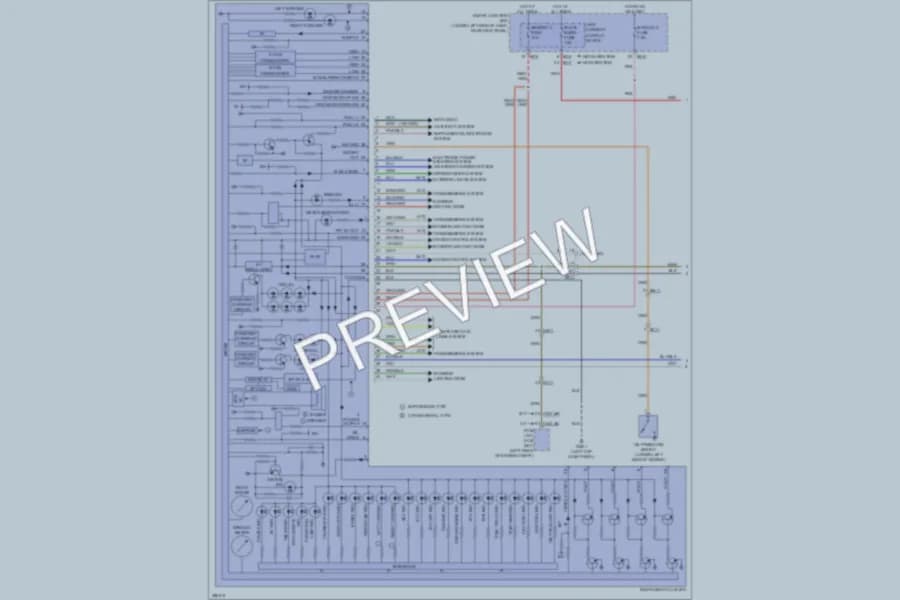 2013 Hyundai ElantraGT Instrument Cluster wiring diagram preview