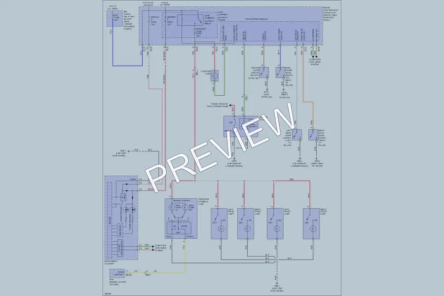 2013 Hyundai ElantraGT Interior Lights wiring diagram preview