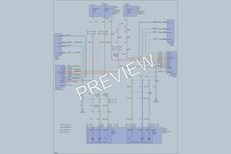 2013 Hyundai ElantraGT Power Seats wiring diagram preview