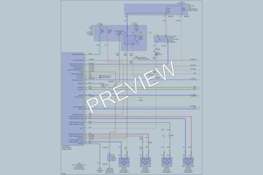 2013 Hyundai Equus Anti Lock Brakes wiring diagram preview