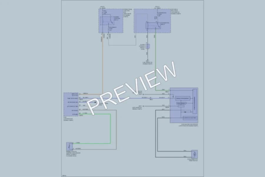 2013 Hyundai Equus Cooling Fan wiring diagram preview