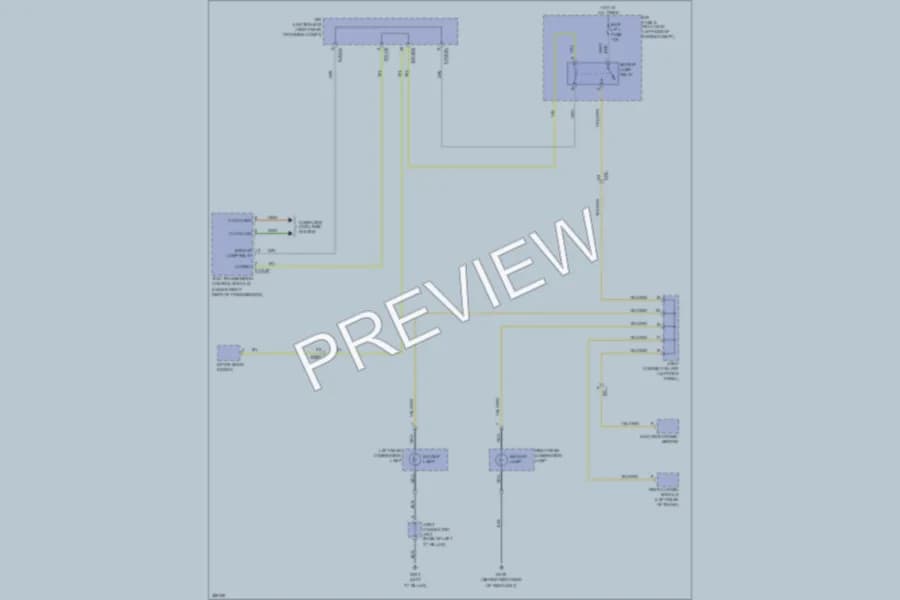 2013 Hyundai Equus Exterior Lights wiring diagram preview