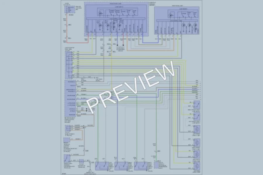 2013 Hyundai Equus Interior Lights wiring diagram preview