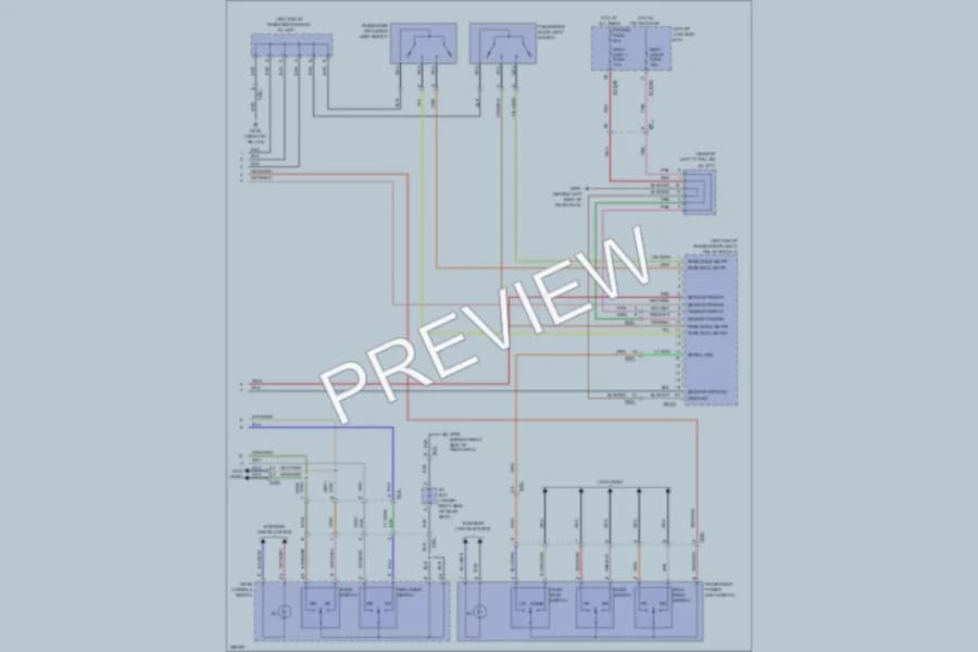 2013 Hyundai Equus Power Seats wiring diagram preview