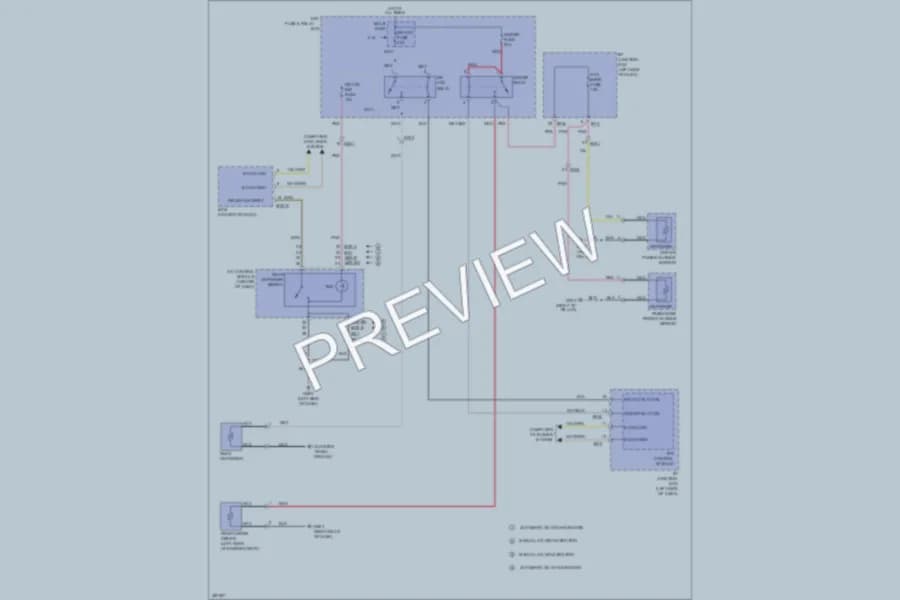 2013 Hyundai Sonata Defoggers wiring diagram preview