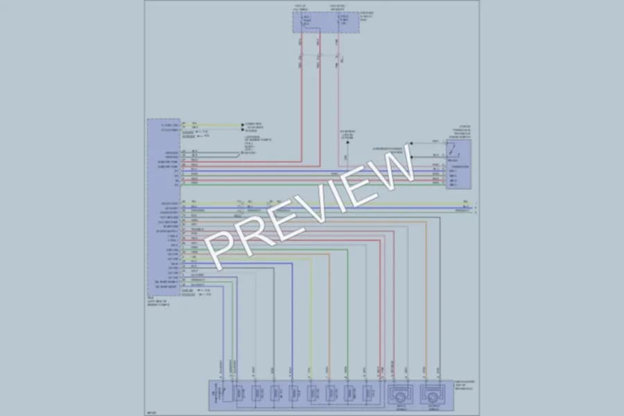2013 Hyundai Sonata Transmission wiring diagram preview