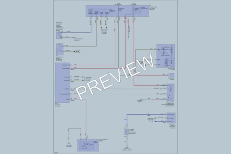 2013 Hyundai Sonata Warning Systems wiring diagram preview