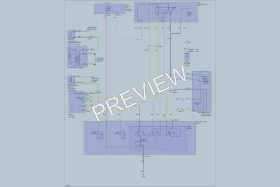 2013 Hyundai Sonata Wiper Washer wiring diagram preview