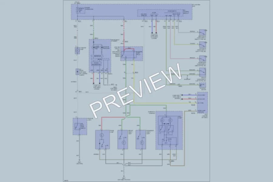 2013 Hyundai Tucson Interior Lights wiring diagram preview
