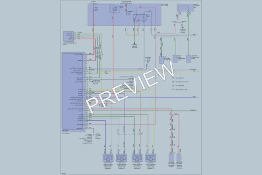 2013 Hyundai Veloster Anti Lock Brakes wiring diagram preview