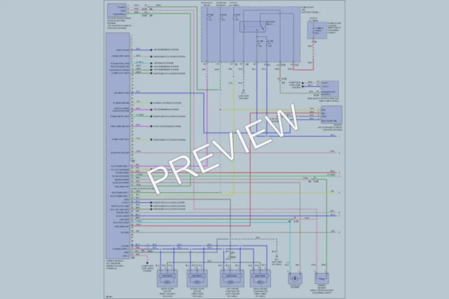 2013 Infiniti EX37 Air Conditioning wiring diagram preview