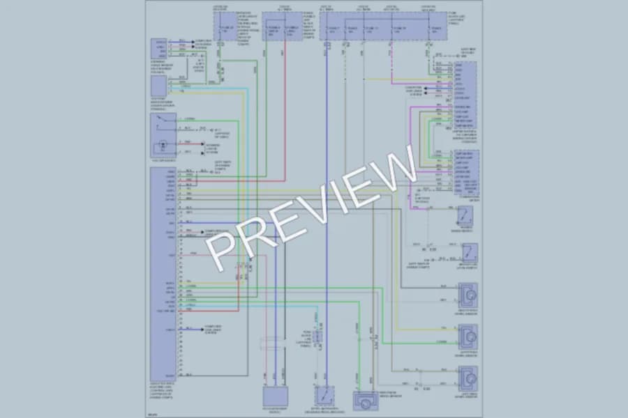 2013 Infiniti EX37 Anti Lock Brakes wiring diagram preview