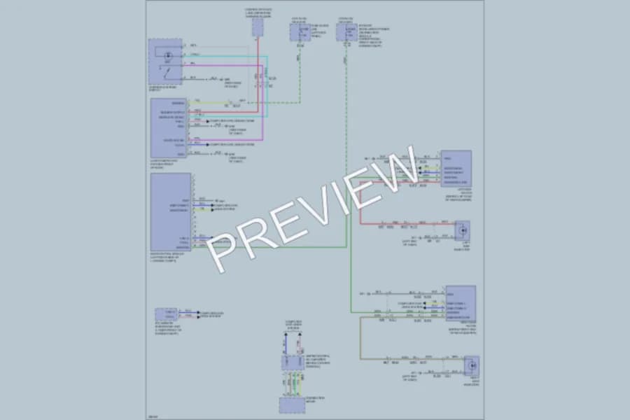 2013 Infiniti EX37 Navigation wiring diagram preview