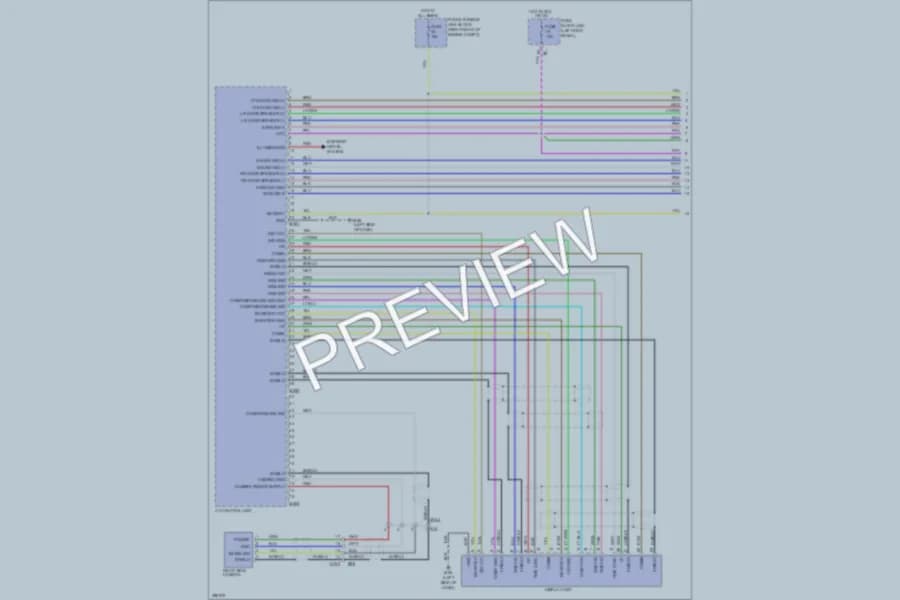 2013 Infiniti EX37 Radio wiring diagram preview