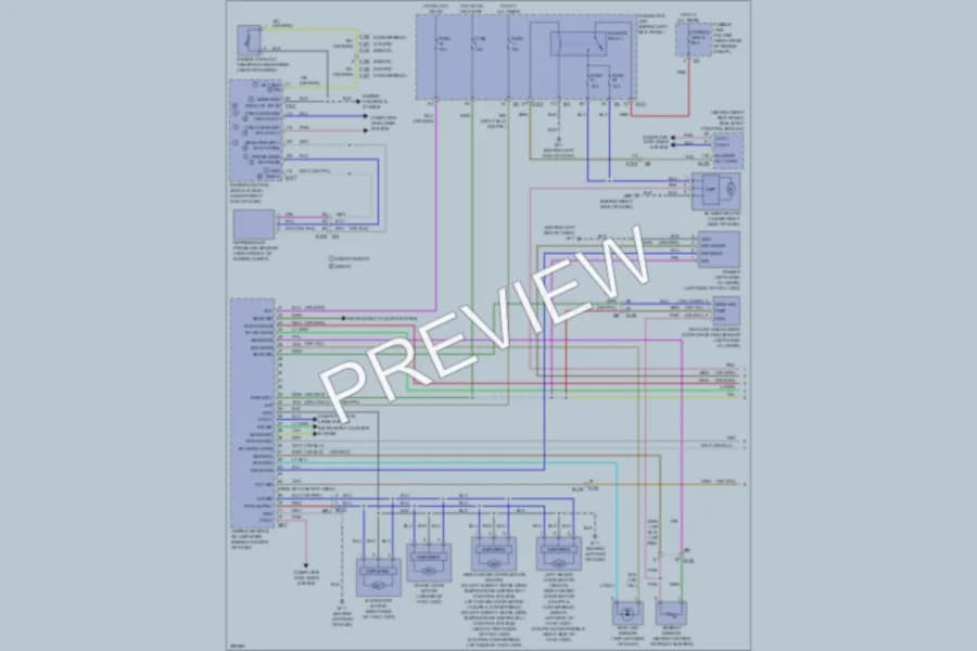 2013 Infiniti G37 Air Conditioning wiring diagram preview