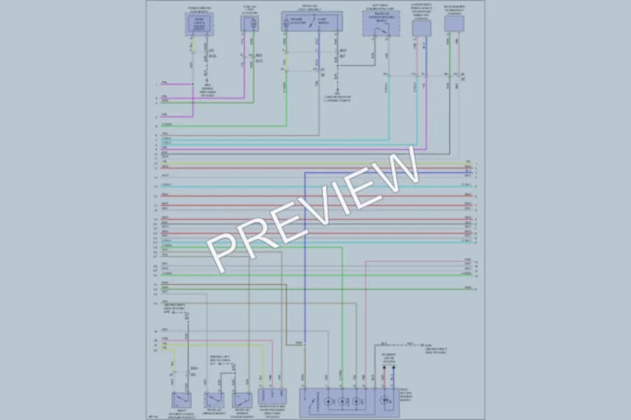 2013 Infiniti G37x Anti Theft wiring diagram preview