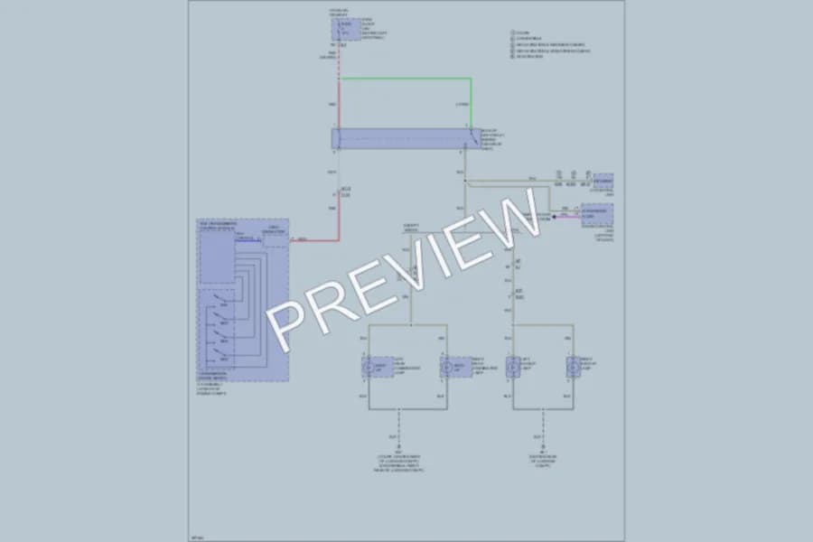 2013 Infiniti G37x Exterior Lights wiring diagram preview