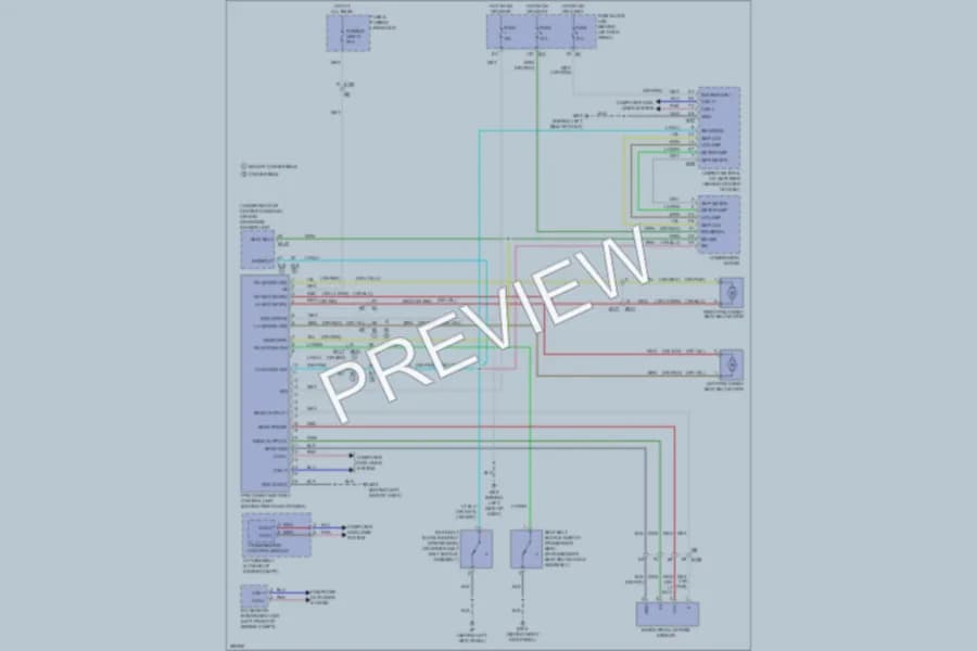 2013 Infiniti G37x Passive Restraints wiring diagram preview