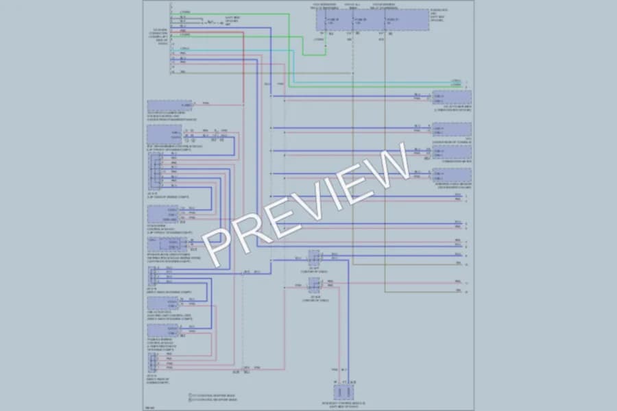 2013 Infiniti JX35 Computer Data Lines wiring diagram preview
