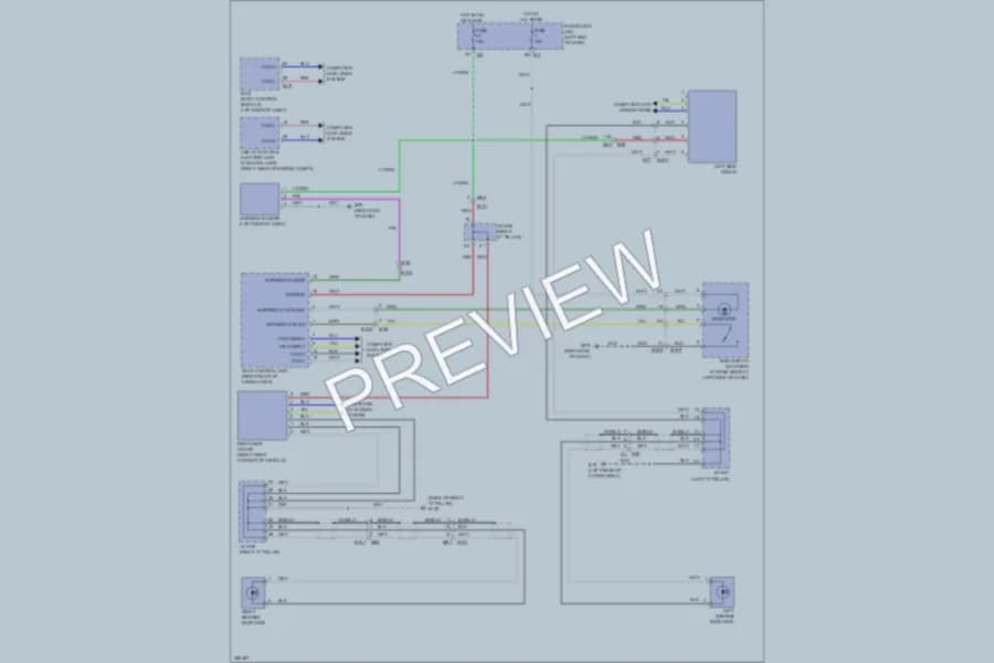 2013 Infiniti JX35 Navigation wiring diagram preview