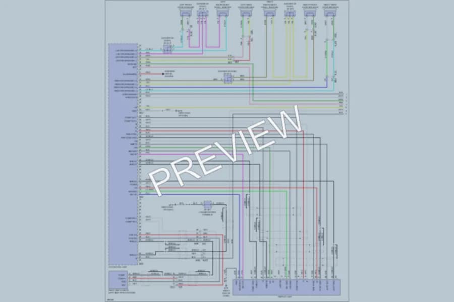 2013 Infiniti JX35 Radio wiring diagram preview