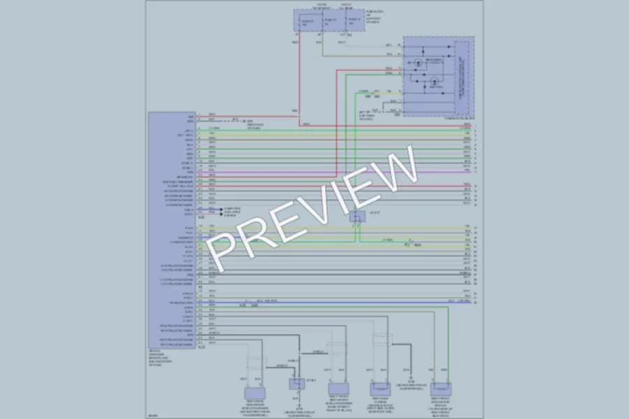 2013 Infiniti JX35 Supplemental Restraints wiring diagram preview