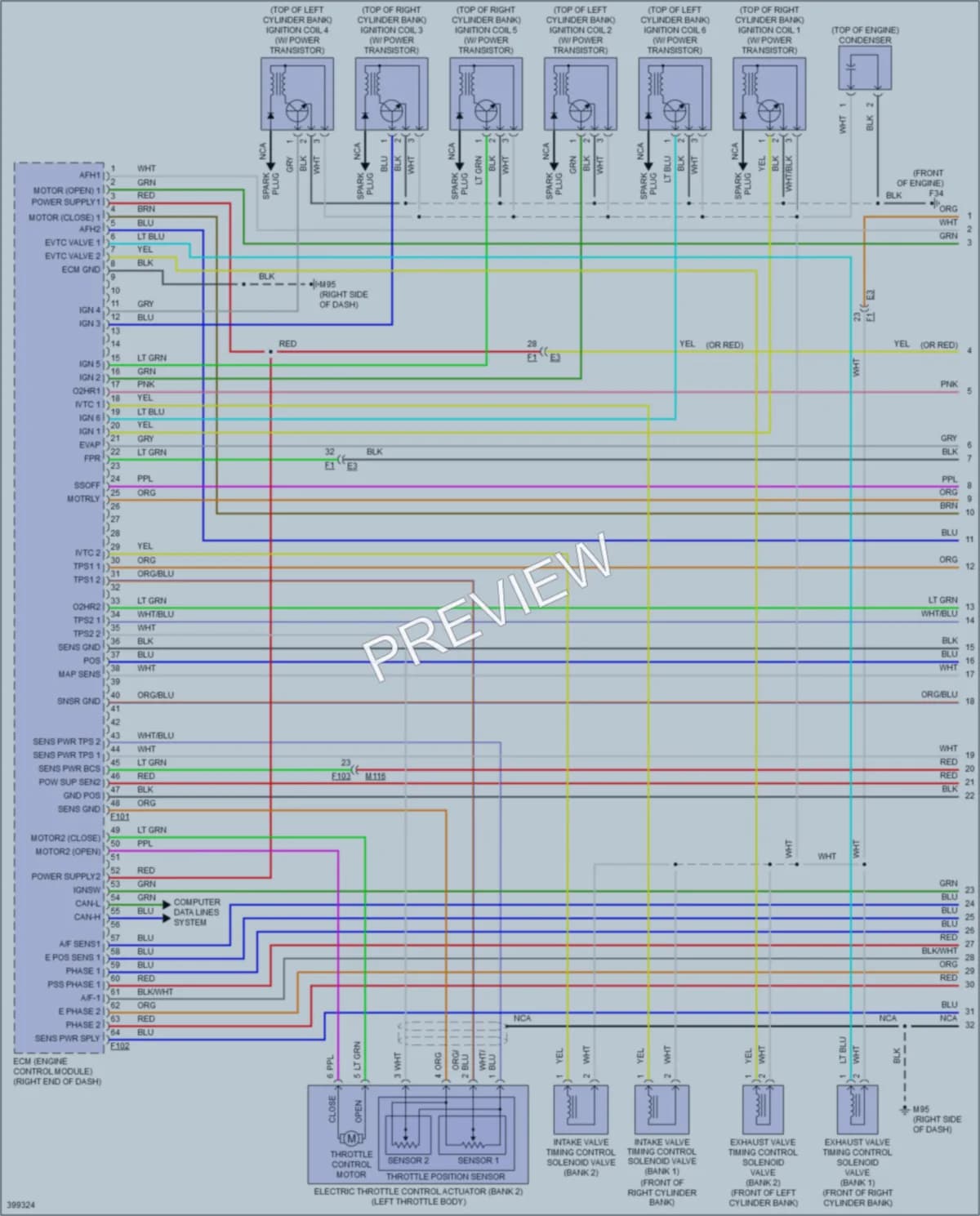 2013 Infiniti M35h Engine Performance wiring diagram preview