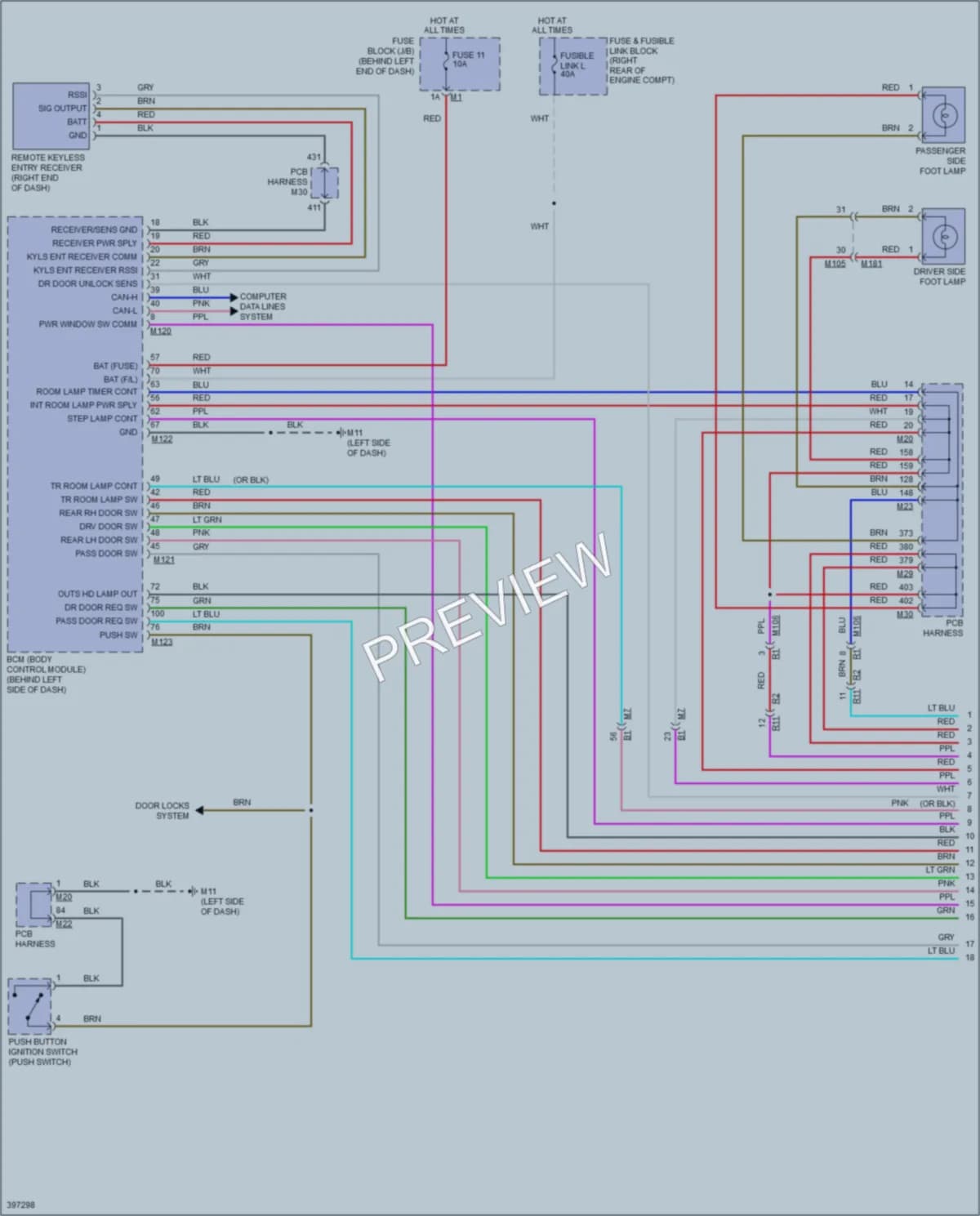 2013 Infiniti M37 Interior Lights wiring diagram preview