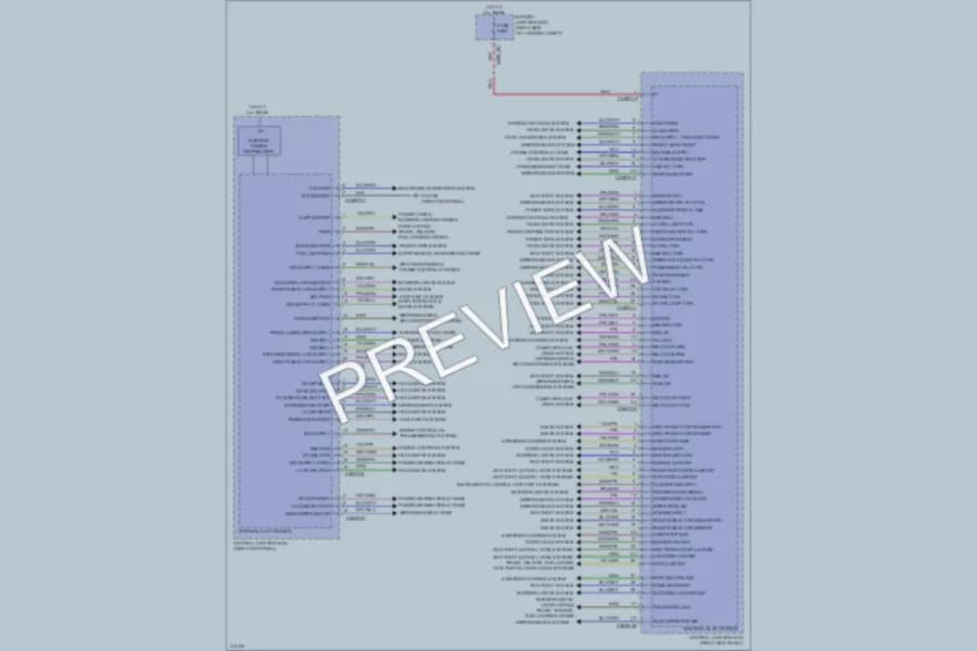 2013 Jaguar XF Body Control Modules wiring diagram preview