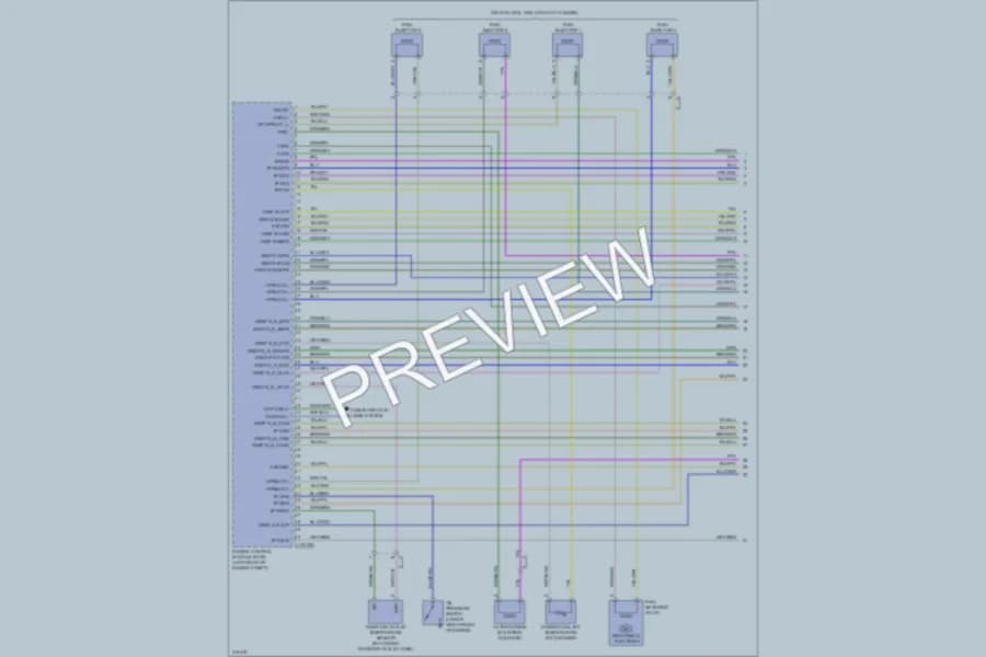 2013 Jaguar XF Engine Performance wiring diagram preview