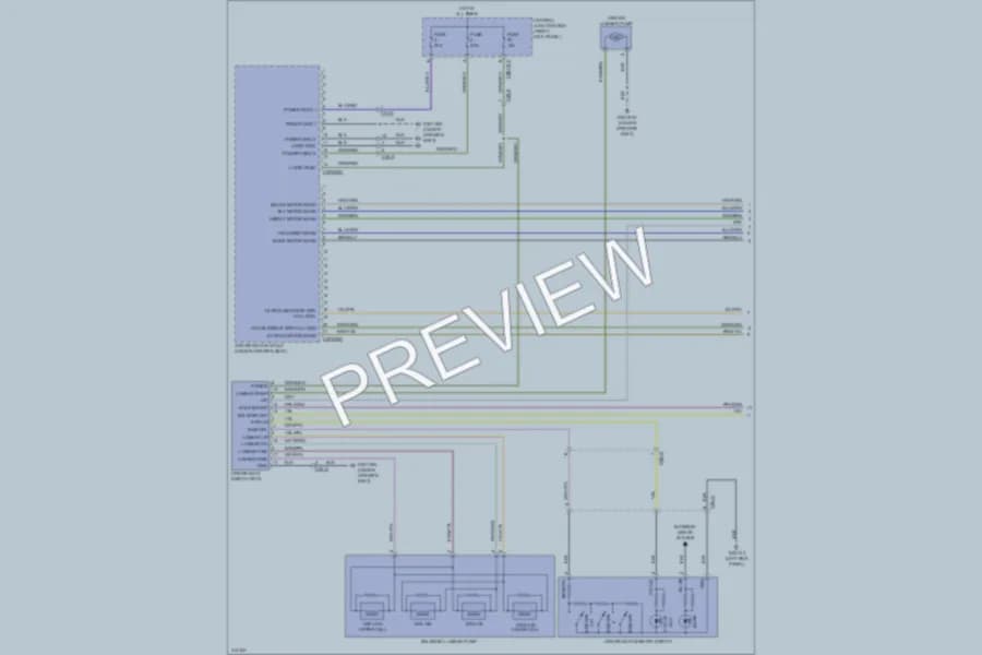2013 Jaguar XF Memory Systems wiring diagram preview