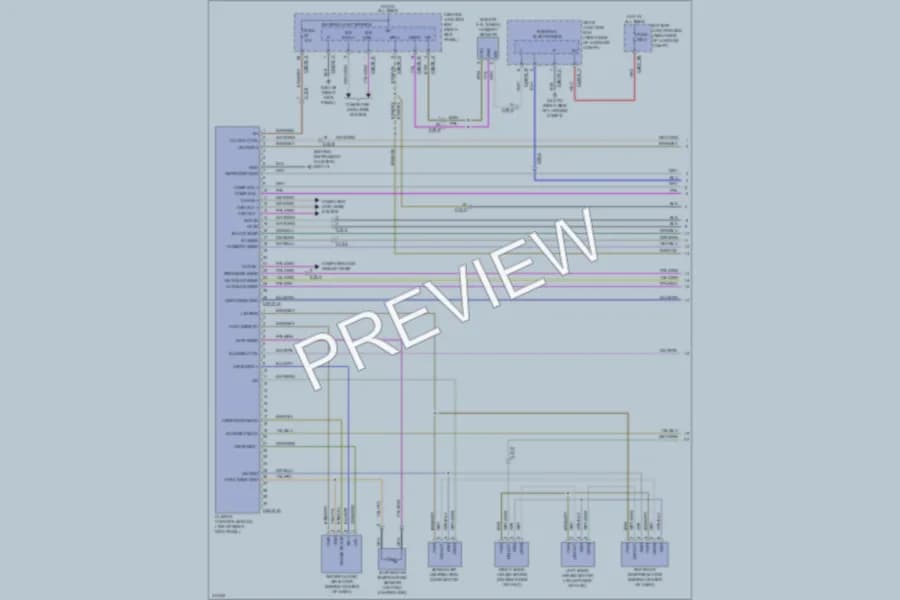 2013 Jaguar XFR Air Conditioning wiring diagram preview