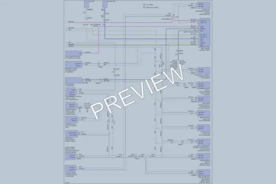 2013 Jaguar XFR Computer Data Lines wiring diagram preview
