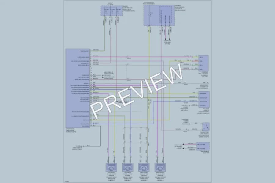 2013 Jaguar XJLPortfolio Anti Lock Brakes wiring diagram preview