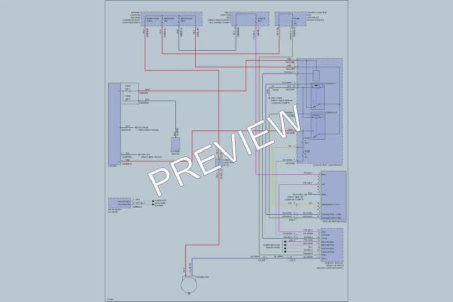2013 Jaguar XJLPortfolio Starting Charging wiring diagram preview