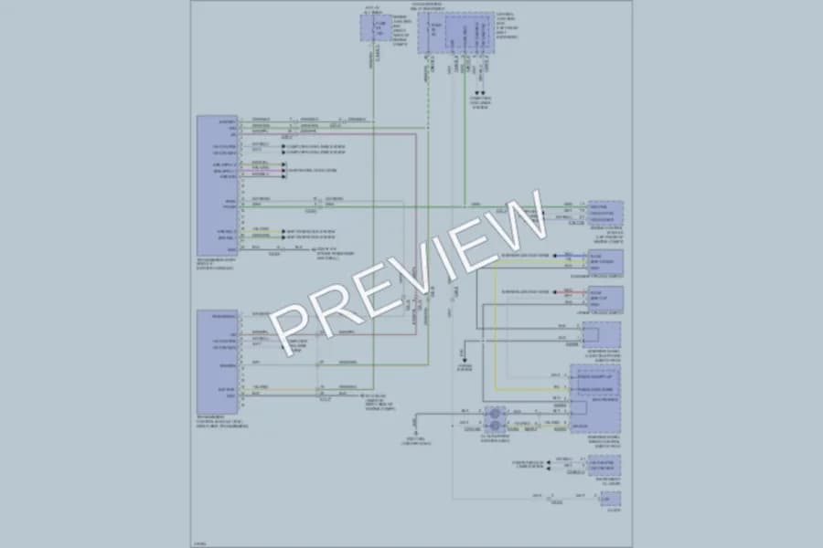 2013 Jaguar XJLPortfolio Transmission wiring diagram preview